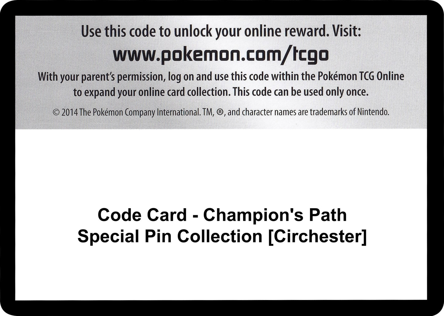Image for Code Card - Champion's Path Special Pin Collection [Circhester] (Champion's Path) - Pokemon