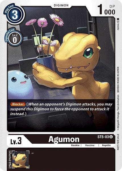 Image for Agumon (Official Tournament Pack Vol.3) (ST5-03 U) (Starter Deck 05: Machine Black) - Digimon Card Game