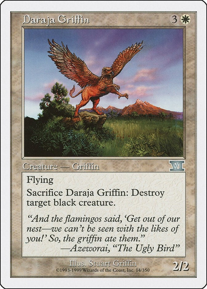 Image for Daraja Griffin (14) (Classic Sixth Edition) - Magic: The Gathering