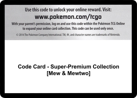 Image for Code Card - Super-Premium Collection [Mew & Mewtwo] (Generations) - Pokemon