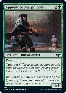 Image for Apprentice Sharpshooter (185) (Innistrad: Crimson Vow) - Magic: The Gathering