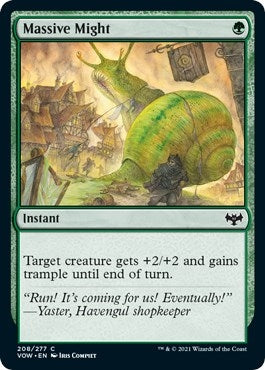 Image for Massive Might (208) (Innistrad: Crimson Vow) - Magic: The Gathering