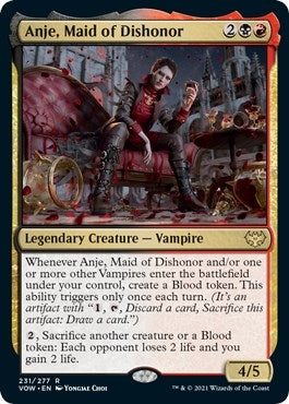Image for Anje, Maid of Dishonor (231) (Innistrad: Crimson Vow) - Magic: The Gathering