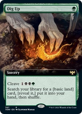 Image for Dig Up (Extended Art) (387) (Innistrad: Crimson Vow) - Magic: The Gathering