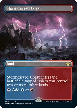 Image for Stormcarved Coast (Borderless) (284) (Innistrad: Crimson Vow) - Magic: The Gathering