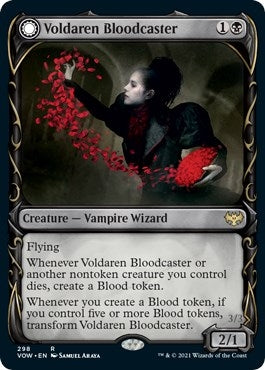 Image for Voldaren Bloodcaster (Showcase) (298) (Innistrad: Crimson Vow) - Magic: The Gathering