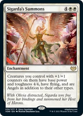 Image for Sigarda's Summons (36) (Innistrad: Crimson Vow) - Magic: The Gathering