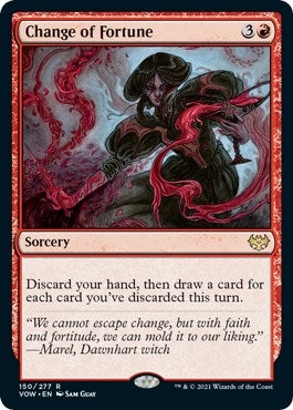 Image for Change of Fortune (150) (Innistrad: Crimson Vow) - Magic: The Gathering
