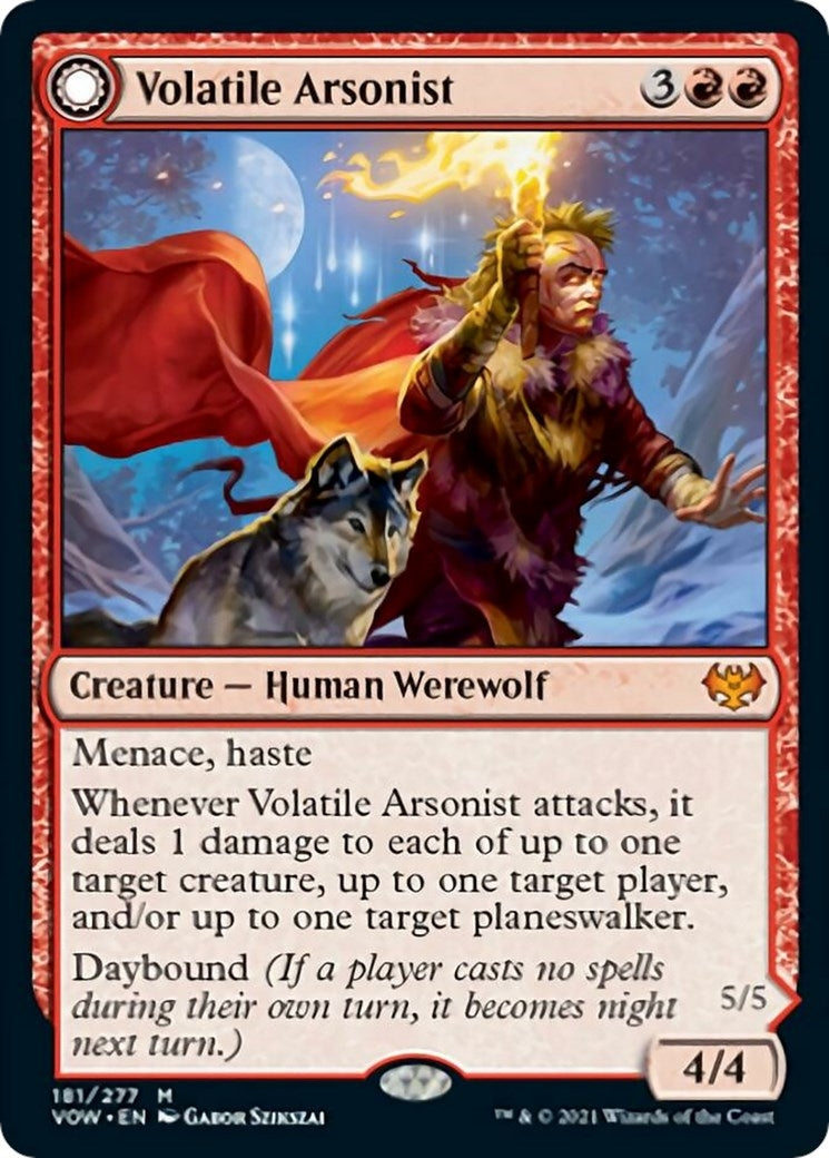 Image for Volatile Arsonist (181) (Innistrad: Crimson Vow) - Magic: The Gathering