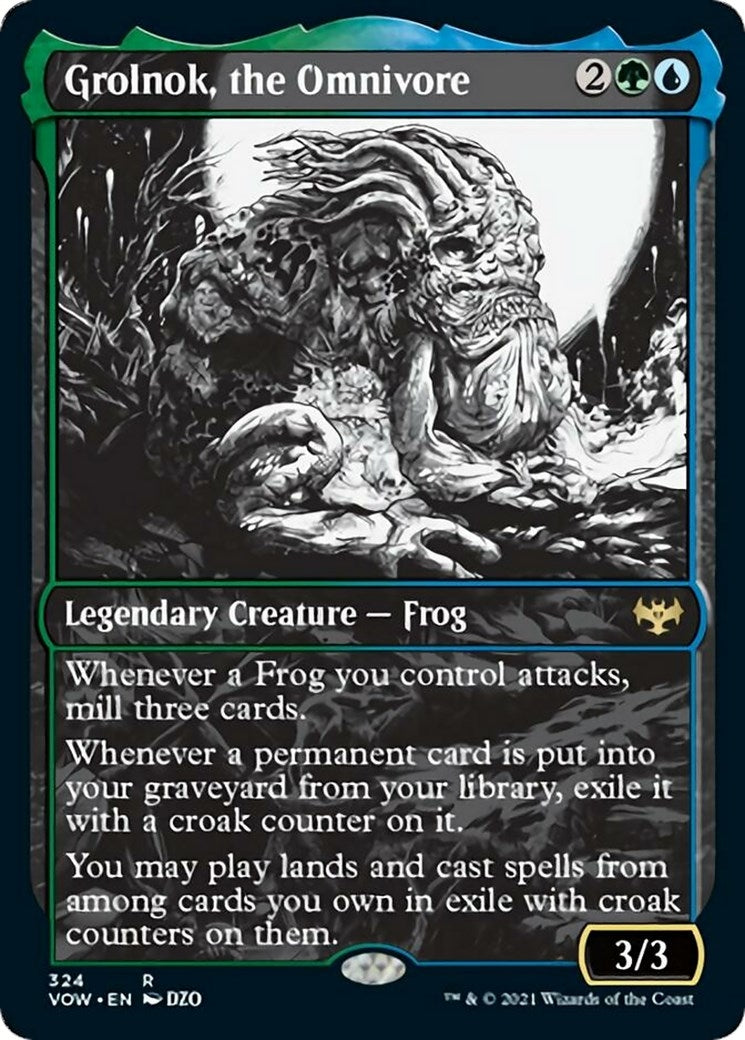 Image for Grolnok, the Omnivore (Showcase) (324) (Innistrad: Crimson Vow) - Magic: The Gathering