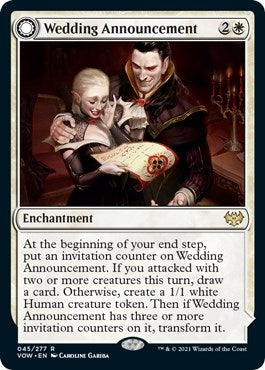 Image for Wedding Announcement (45) (Innistrad: Crimson Vow) - Magic: The Gathering