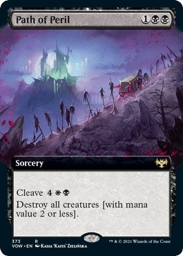 Image for Path of Peril (Extended Art) (373) (Innistrad: Crimson Vow) - Magic: The Gathering