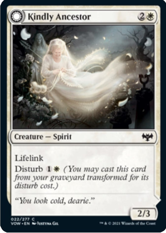 Image for Kindly Ancestor (22) (Innistrad: Crimson Vow) - Magic: The Gathering