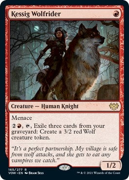 Image for Kessig Wolfrider (165) (Innistrad: Crimson Vow) - Magic: The Gathering
