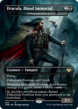 Image for Dracula, Blood Immortal - Falkenrath Forebear (334) (Innistrad: Crimson Vow) - Magic: The Gathering