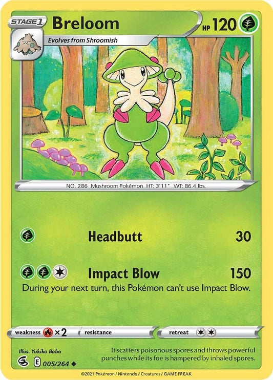 Image for Breloom (005/264) (SWSH08: Fusion Strike) - Pokemon