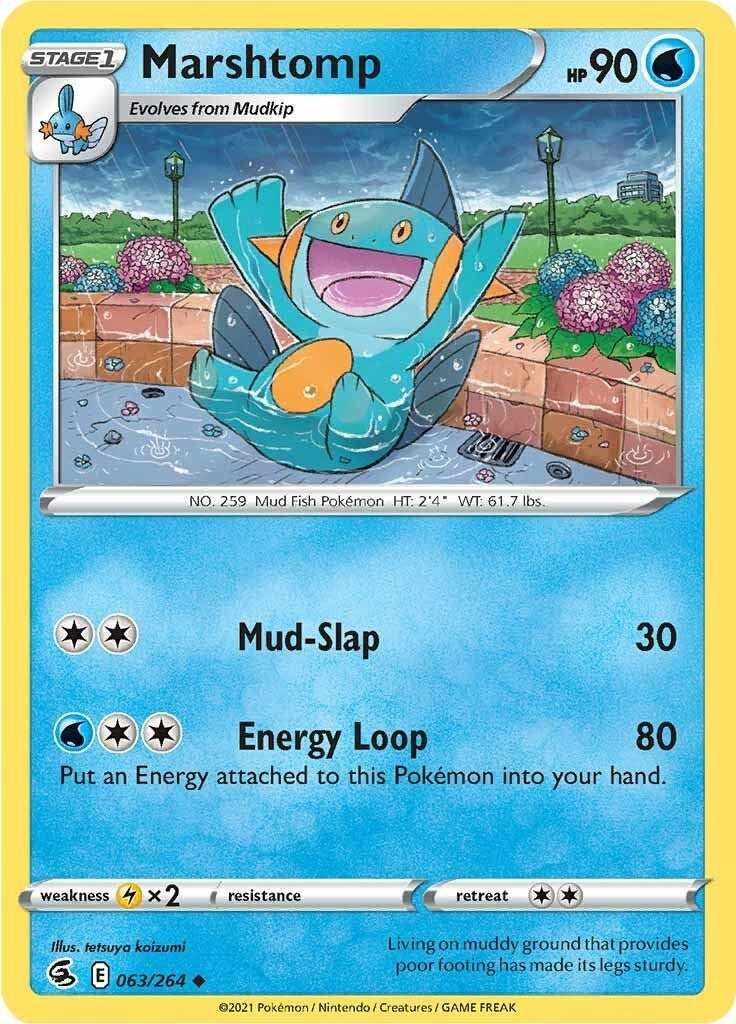 Image for Marshtomp (063/264) (SWSH08: Fusion Strike) - Pokemon