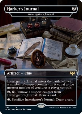 Image for Harker's Journal - Investigator's Journal (345) (Innistrad: Crimson Vow) - Magic: The Gathering