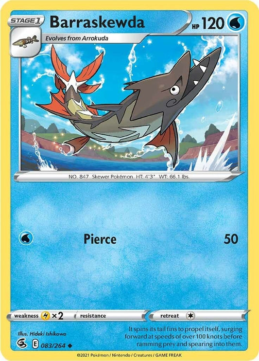 Image for Barraskewda (083/264) (SWSH08: Fusion Strike) - Pokemon