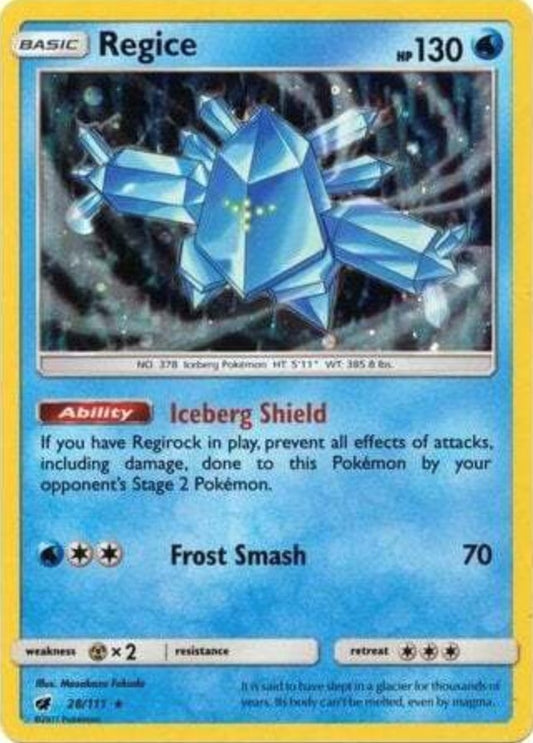 Image for Regice - 28/111 (Cosmos Holo) (28/111) (SM Promos) - Pokemon