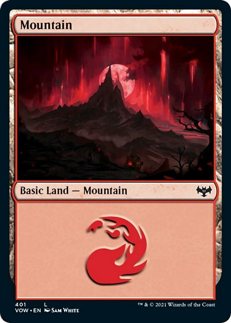 Image for Mountain (401) (401) (Innistrad: Crimson Vow) - Magic: The Gathering