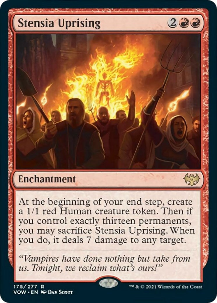 Image for Stensia Uprising (178) (Innistrad: Crimson Vow) - Magic: The Gathering