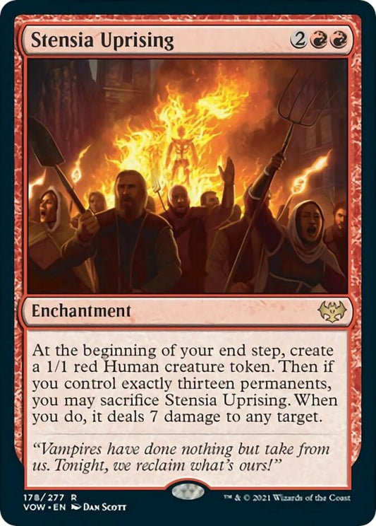 Image for Stensia Uprising (178) (Innistrad: Crimson Vow) - Magic: The Gathering