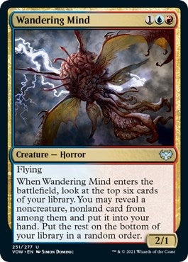 Image for Wandering Mind (251) (Innistrad: Crimson Vow) - Magic: The Gathering