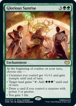 Image for Glorious Sunrise (200) (Innistrad: Crimson Vow) - Magic: The Gathering