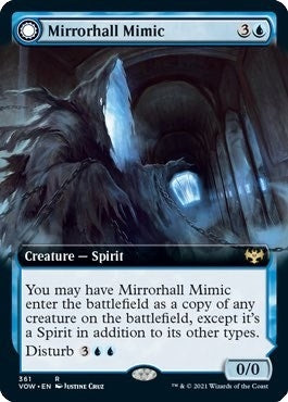 Image for Mirrorhall Mimic (Extended Art) (361) (Innistrad: Crimson Vow) - Magic: The Gathering