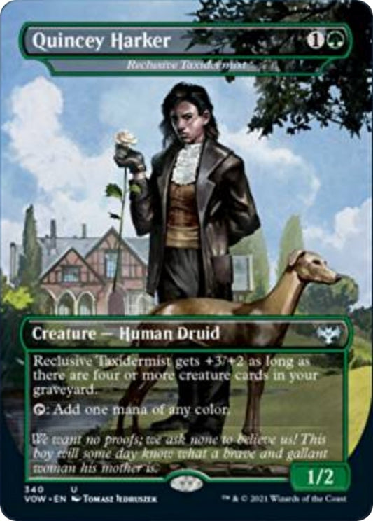 Image for Quincey Harker - Reclusive Taxidermist (340) (Innistrad: Crimson Vow) - Magic: The Gathering