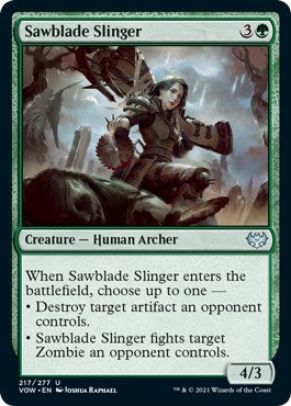 Image for Sawblade Slinger (217) (Innistrad: Crimson Vow) - Magic: The Gathering