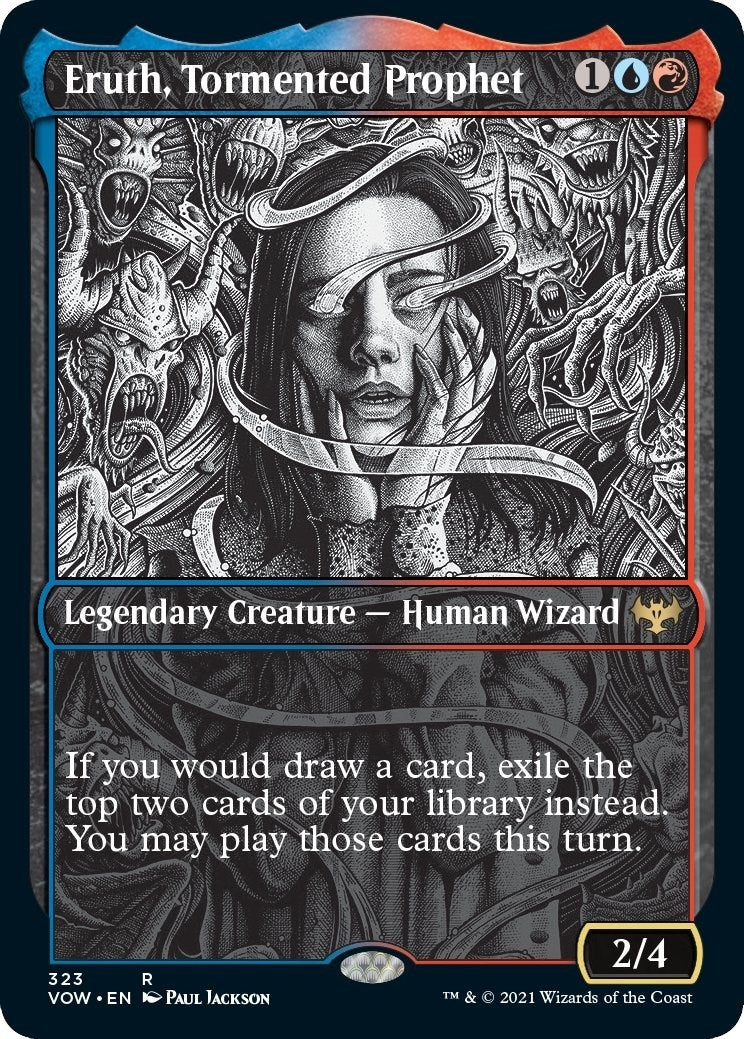 Image for Eruth, Tormented Prophet (Showcase) (323) (Innistrad: Crimson Vow) - Magic: The Gathering
