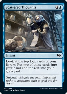 Image for Scattered Thoughts (74) (Innistrad: Crimson Vow) - Magic: The Gathering