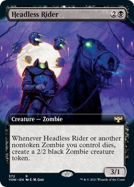 Image for Headless Rider (Extended Art) (372) (Innistrad: Crimson Vow) - Magic: The Gathering