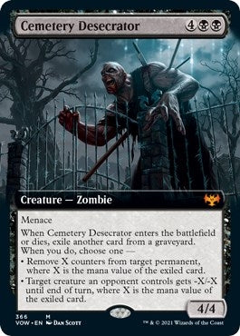 Image for Cemetery Desecrator (Extended Art) (366) (Innistrad: Crimson Vow) - Magic: The Gathering