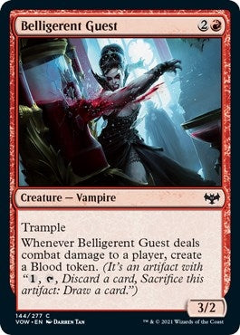 Image for Belligerent Guest (144) (Innistrad: Crimson Vow) - Magic: The Gathering