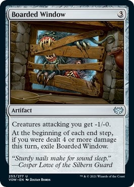 Image for Boarded Window (253) (Innistrad: Crimson Vow) - Magic: The Gathering