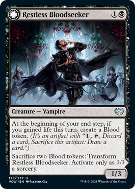 Image for Restless Bloodseeker (128) (Innistrad: Crimson Vow) - Magic: The Gathering