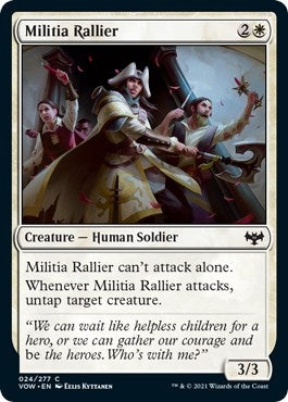 Image for Militia Rallier (24) (Innistrad: Crimson Vow) - Magic: The Gathering