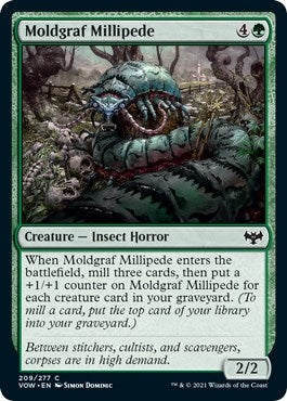 Image for Moldgraf Millipede (209) (Innistrad: Crimson Vow) - Magic: The Gathering