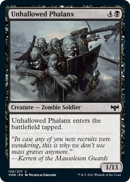 Image for Unhallowed Phalanx (135) (Innistrad: Crimson Vow) - Magic: The Gathering
