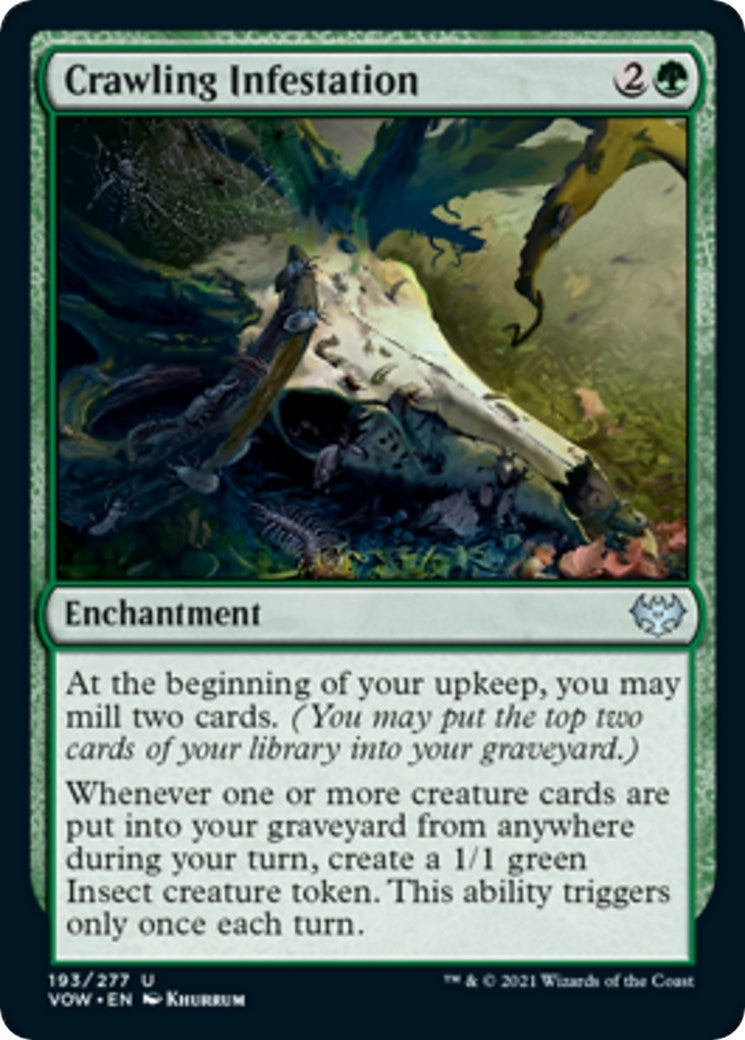 Image for Crawling Infestation (193) (Innistrad: Crimson Vow) - Magic: The Gathering