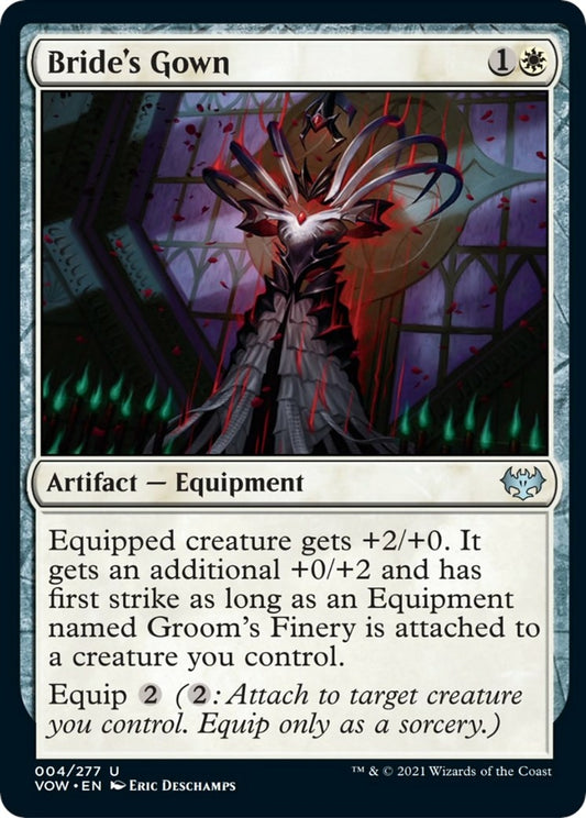 Image for Bride's Gown (4) (Innistrad: Crimson Vow) - Magic: The Gathering