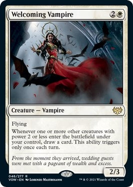 Image for Welcoming Vampire (46) (Innistrad: Crimson Vow) - Magic: The Gathering