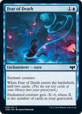Image for Fear of Death (59) (Innistrad: Crimson Vow) - Magic: The Gathering