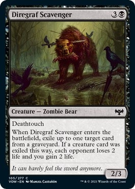 Image for Diregraf Scavenger (105) (Innistrad: Crimson Vow) - Magic: The Gathering