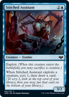 Image for Stitched Assistant (81) (Innistrad: Crimson Vow) - Magic: The Gathering