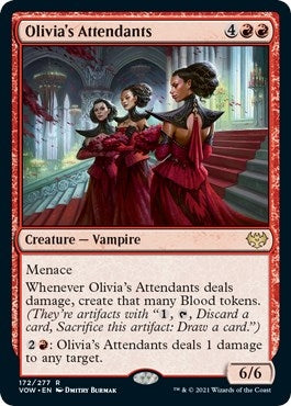 Image for Olivia's Attendants (172) (Innistrad: Crimson Vow) - Magic: The Gathering