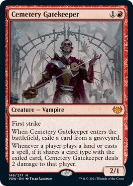 Image for Cemetery Gatekeeper (148) (Innistrad: Crimson Vow) - Magic: The Gathering